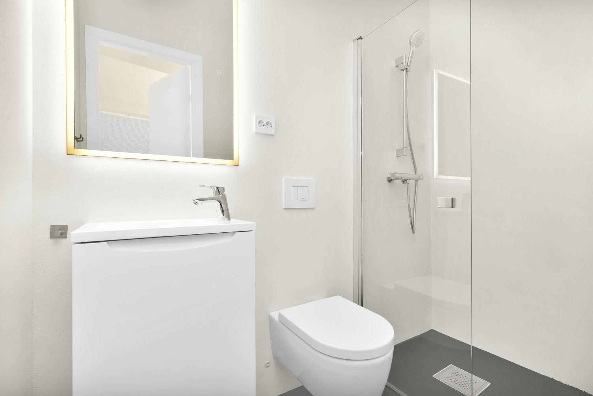 Central Guest House - Bedroom With En Suite Bathroom Stavanger Bilik gambar